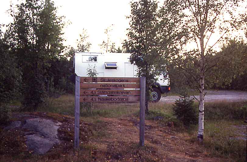 N1039 Stellplatz NP Skuleskogen